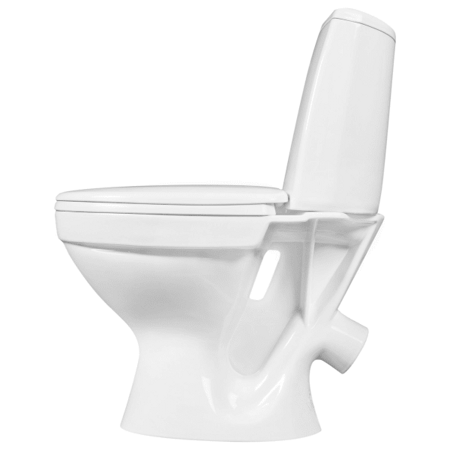 Унитаз "GESSO W101" компакт, с крышкой,белый (г.Волгоград)